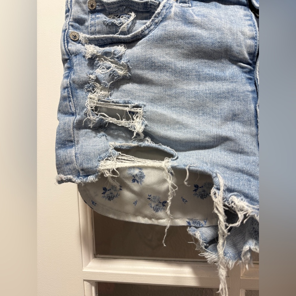 AE Ne(x)t Level High-Waisted Denim Short Short - Picture 6 of 15